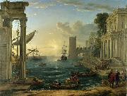Claude Lorrain The Embarkation of the Queen of Sheba France oil painting artist